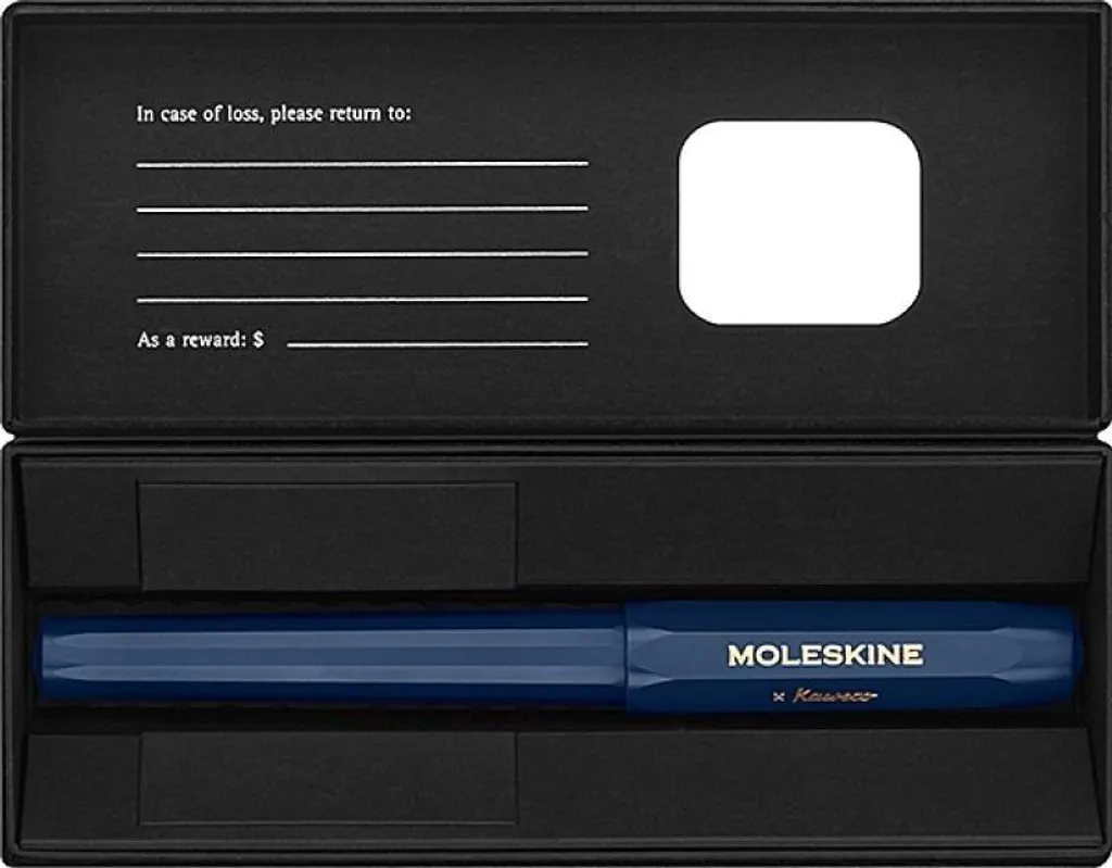 Coffret stylo bille bleu Kaweco avec Moleskine pour bureau élégant