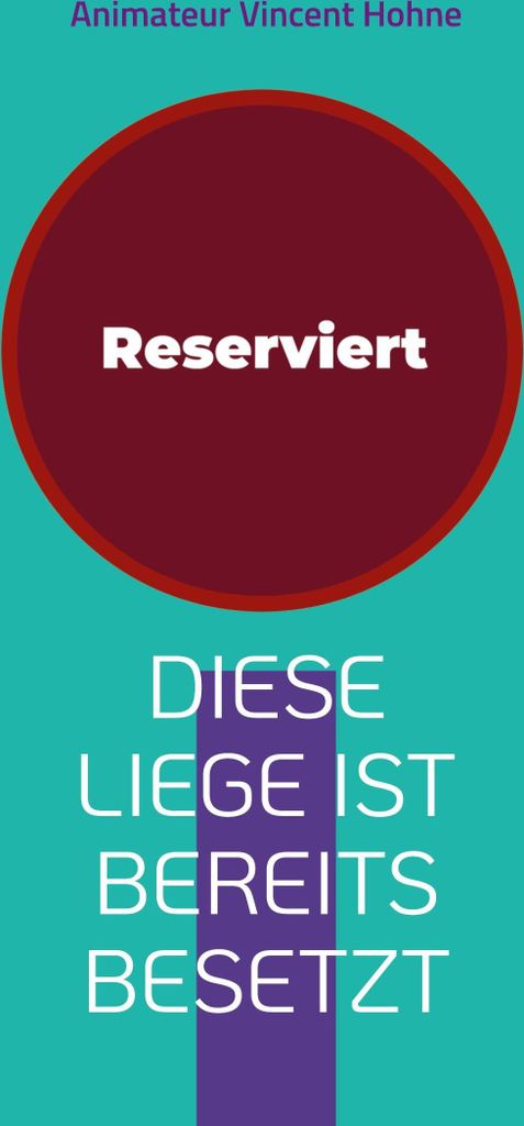 Diese Liege ist bereits besetzt