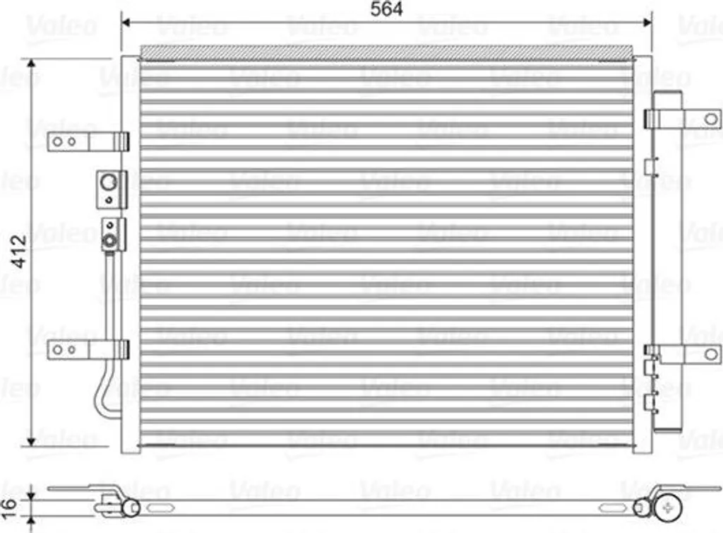 Radiateur de clim pour Ioniq et Niro, pièce de rechange thermique AC