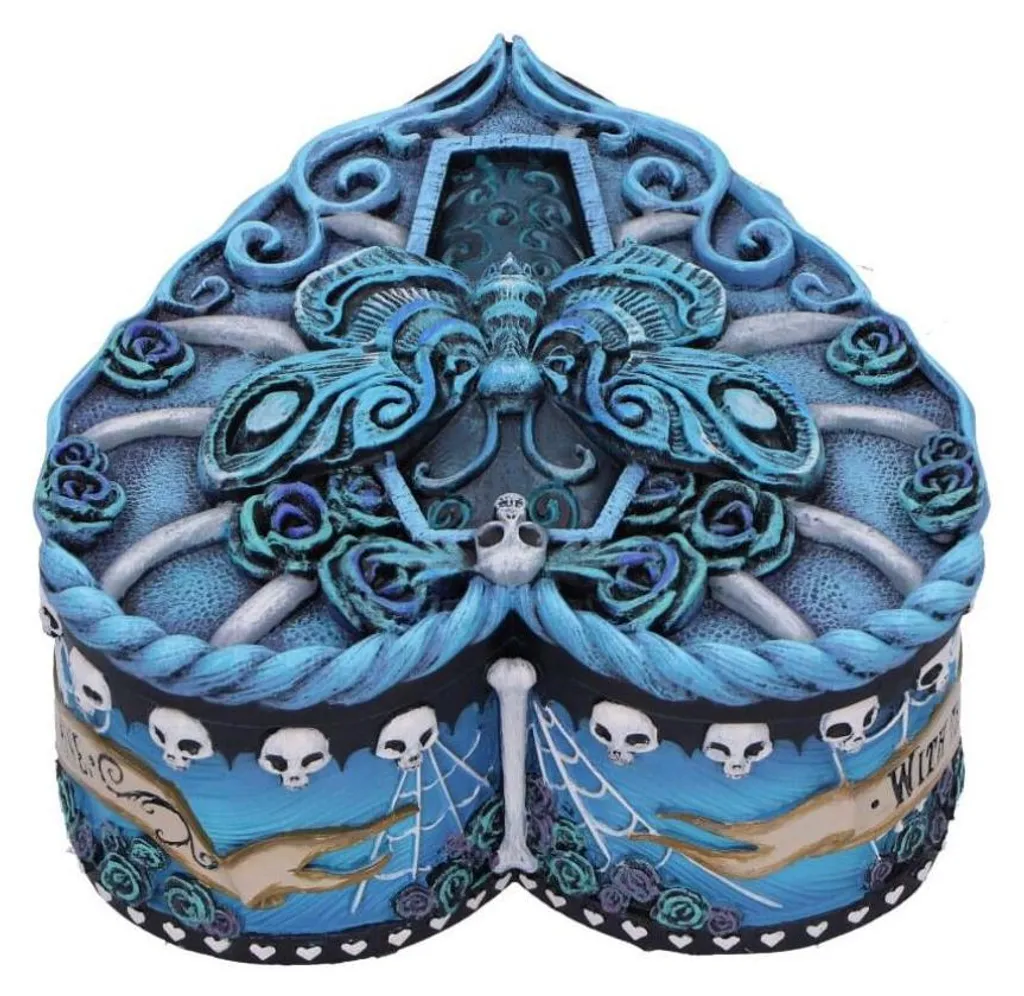 Protégez vos Bagues avec le Coffret Corpse Bride Bleu Design Compact - 9