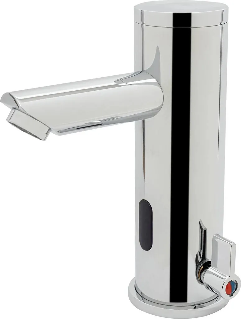 Robinet automatique anti-bactérien en inox, fini les traces, Argent 25