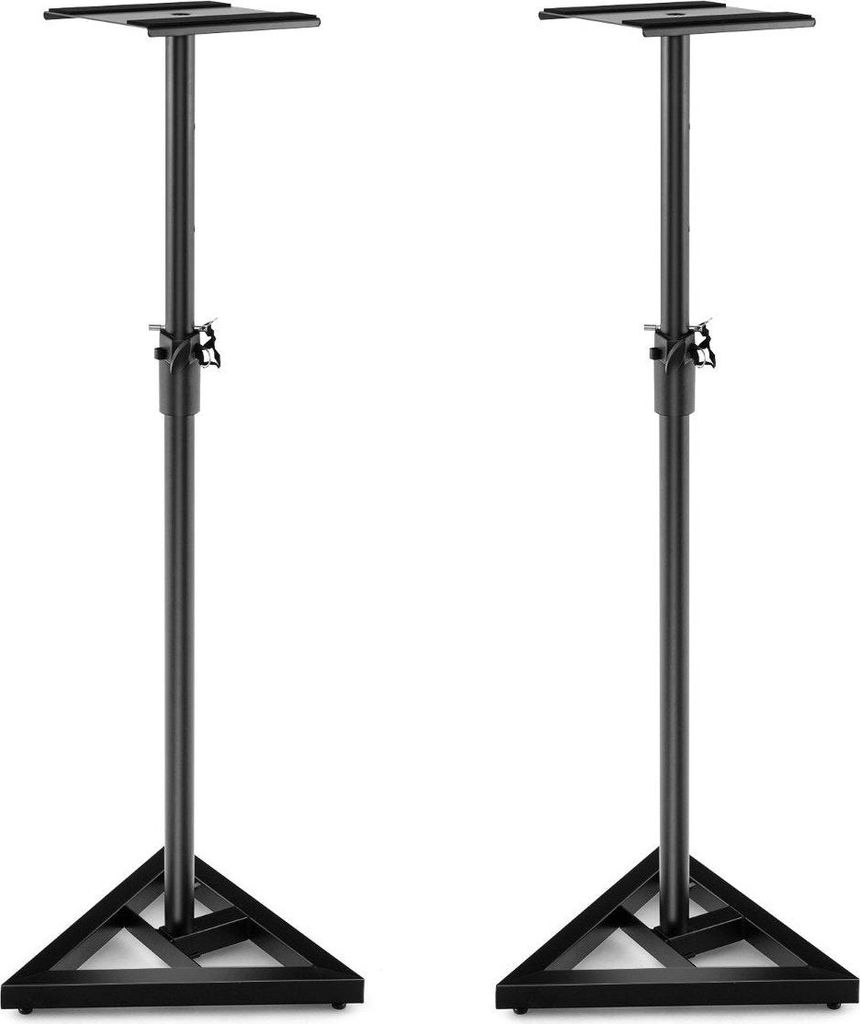 Verstellbare Lautsprecherständer, 97-157 cm, 50 kg Tragkraft, Schwarz