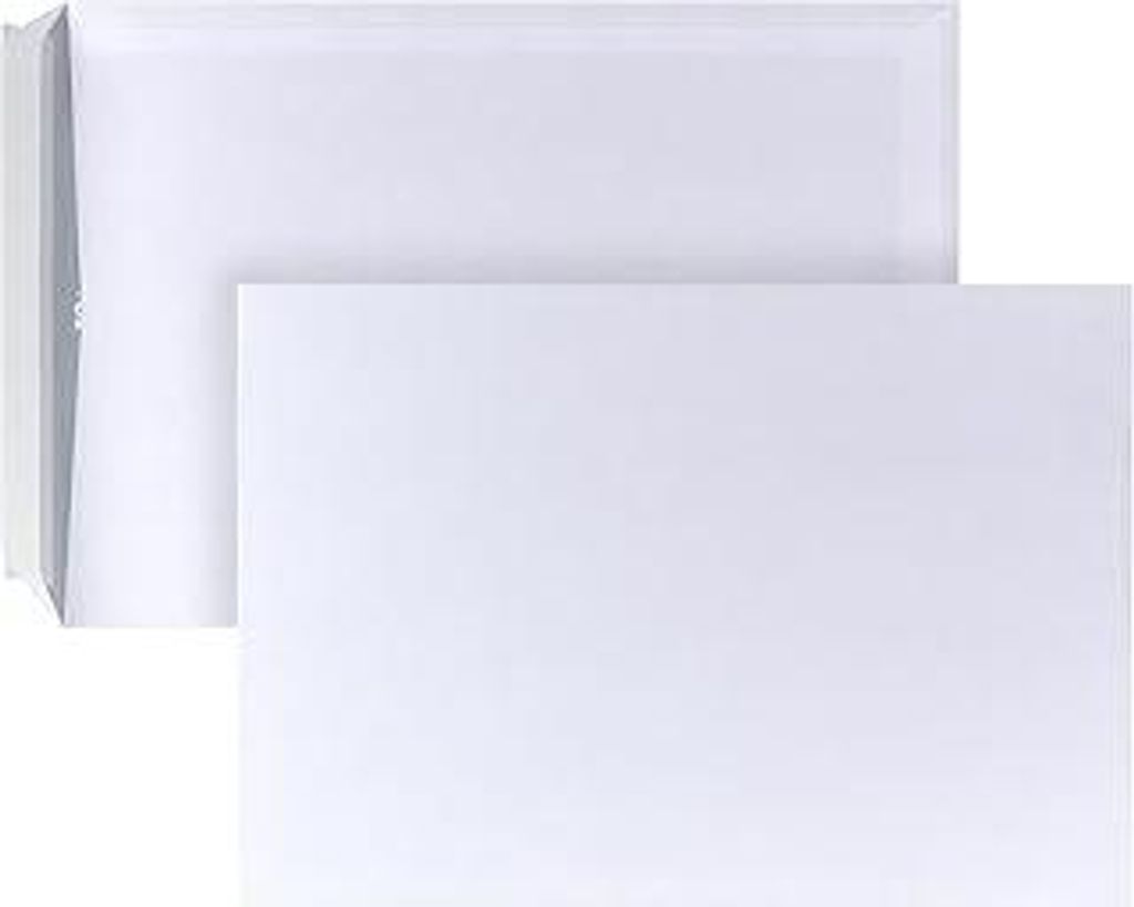 POSTHORN Versandtaschen C4 ohne Fenster (250 Stück) | Versandtaschen A4 ohne Fenster haftklebend | Umschläge A4 mit Innendruck | Umschlag für Wa...