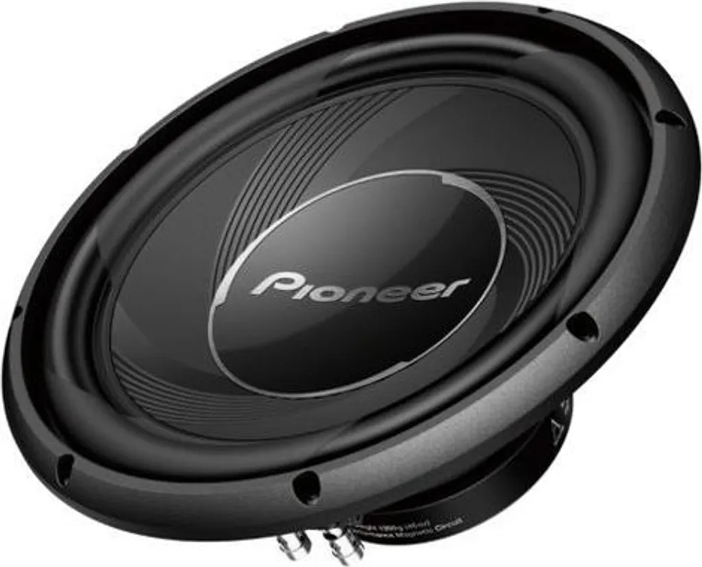 Subwoofer 1500W Pioneer TS-A300S4 avec Cône IMPP et Basses Puissantes