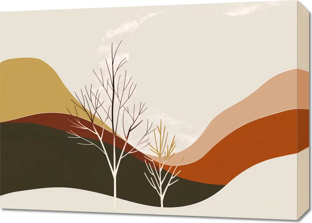 Image 70 x 50 cm Le désert voit - Habillez vos Murs avec Élégance