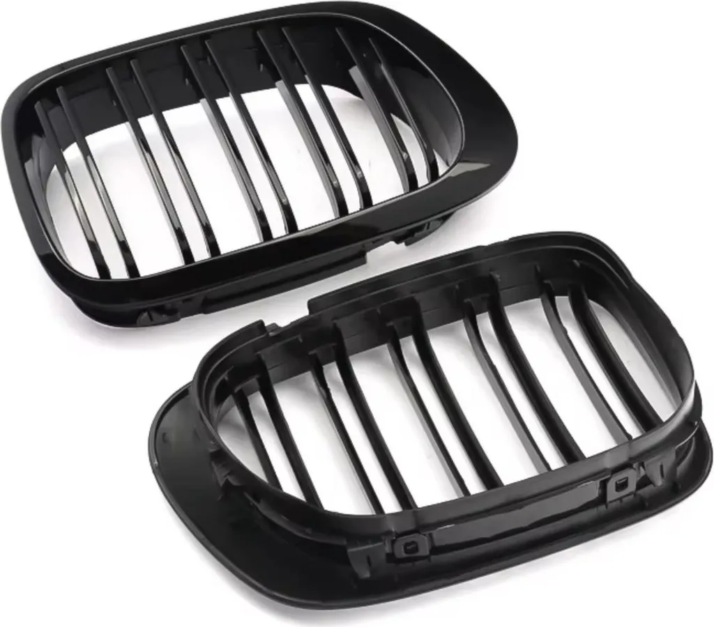 Calandre double barre noir brillant pour BMW Série 3 E46 M3 1998-2004