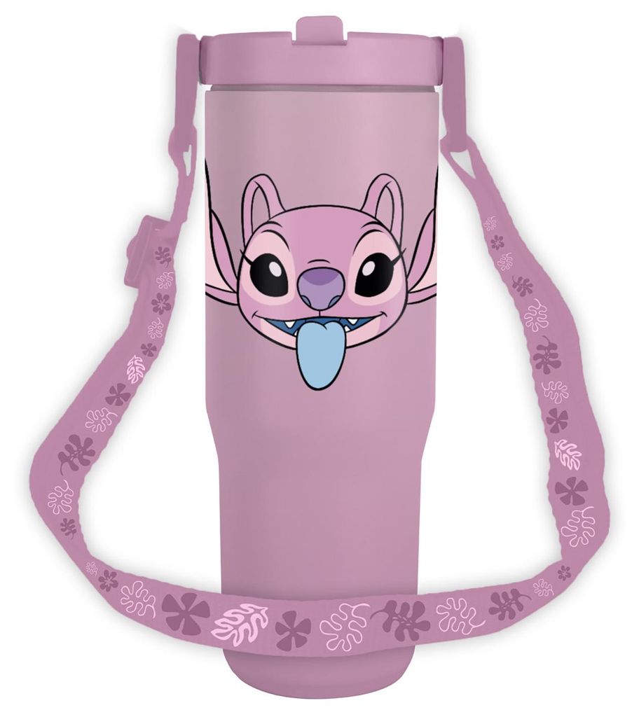 Lilo & Stitch - Angel - Borraccia da 850 ml con tracolla Immagine del prodotto 