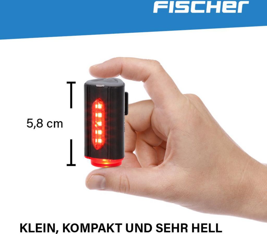 FISCHER Akku Rücklicht Twin - mit Bodenbeleuchtung Produktbild 15