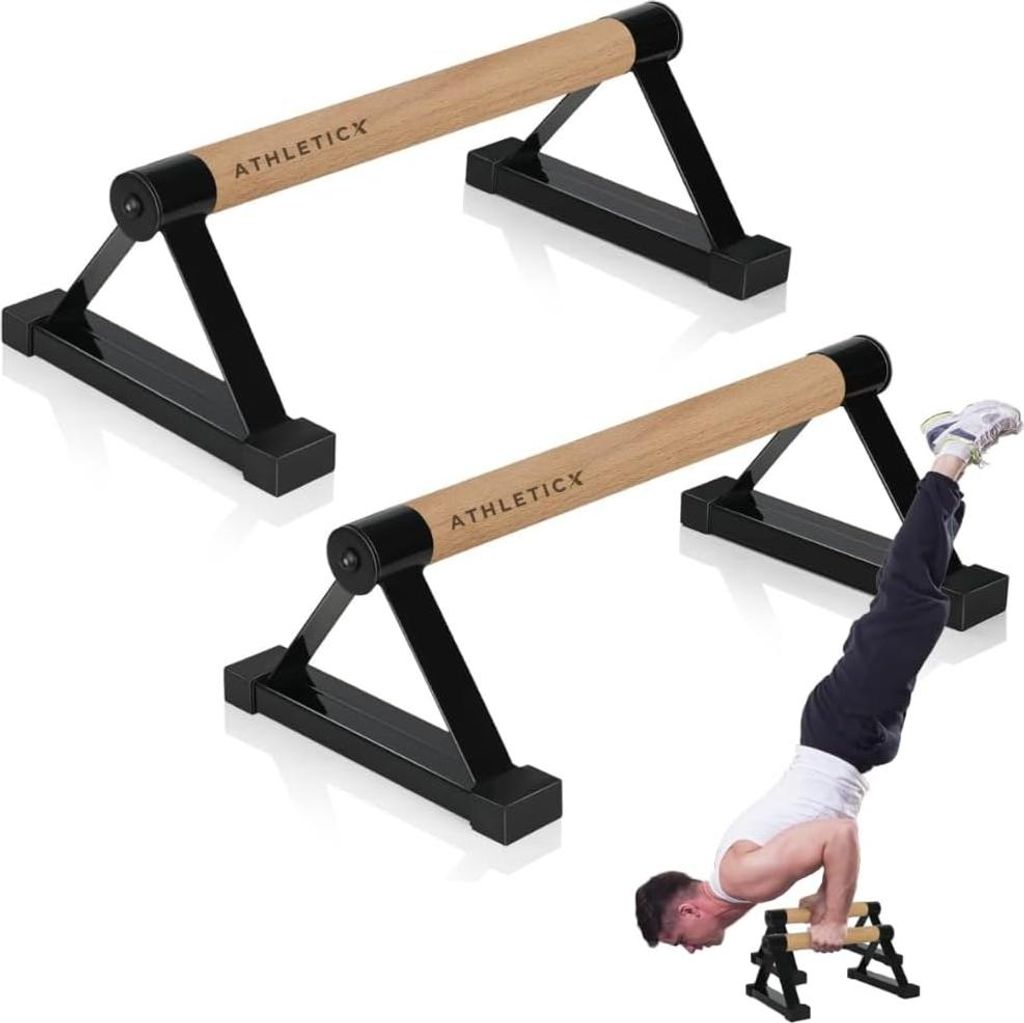 Parallettes 50 cm - Set von 2 - Druckstützen und Dip Bars für Calisthenics und Crossfit