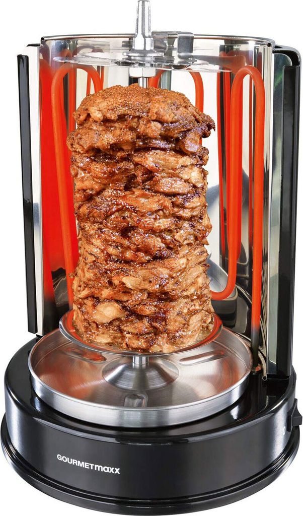 GOURMETmaxx Dönergrill Rotisserie 1400 Watt Hähnchengrill Produktbild 12