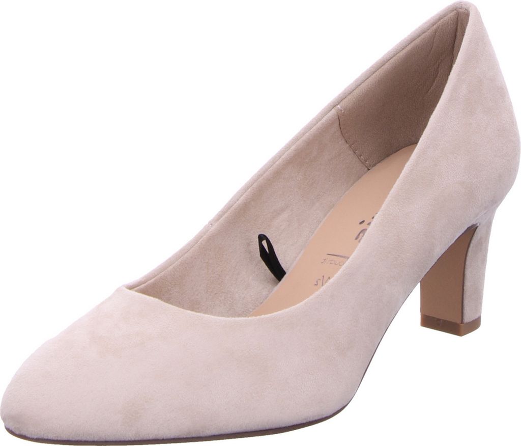 Tamaris Pumps, Absatz bis 65 mm in beige, Gr. 36