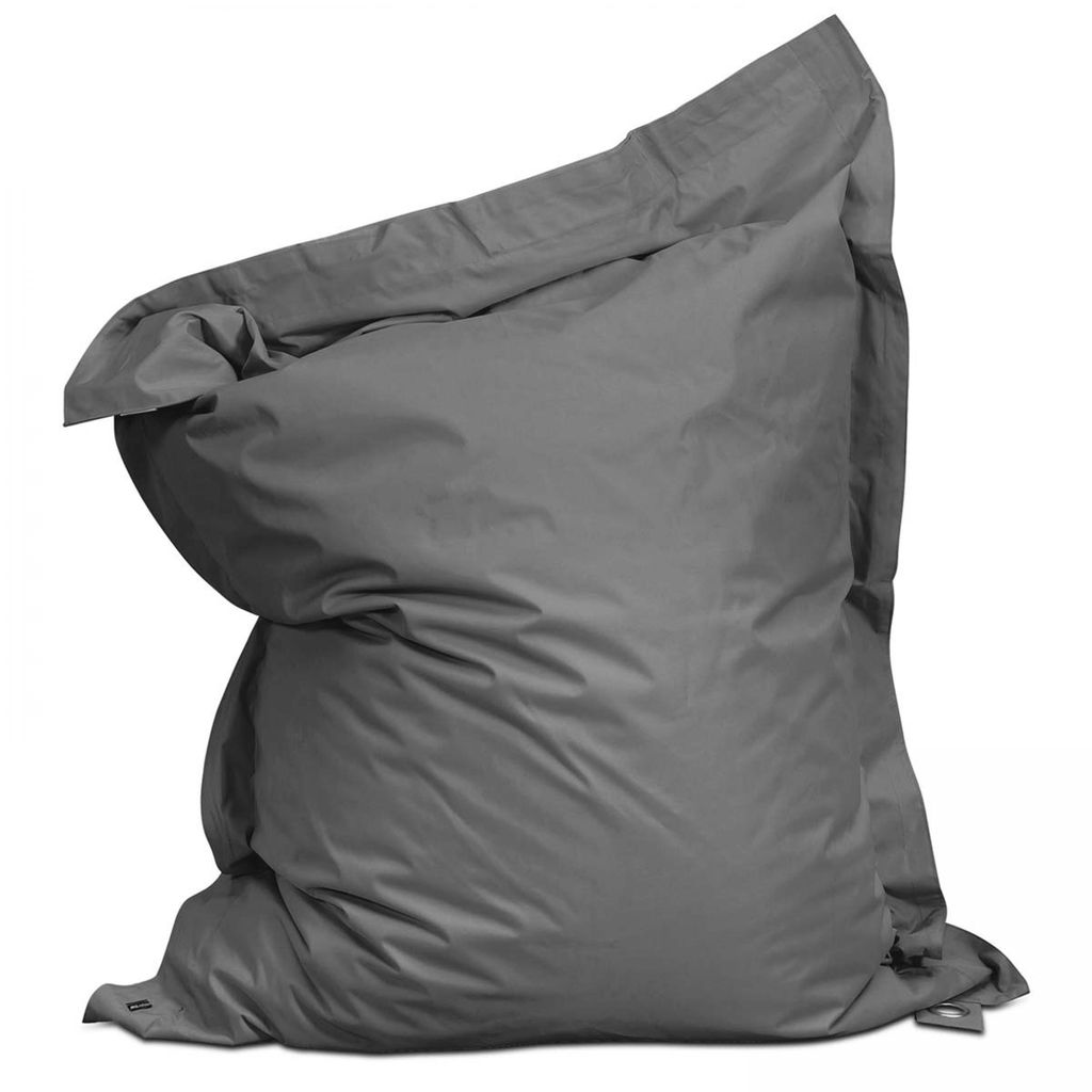 XL-Sitzsack mit wasserdichtem Kissen Grau - Oviala Solys