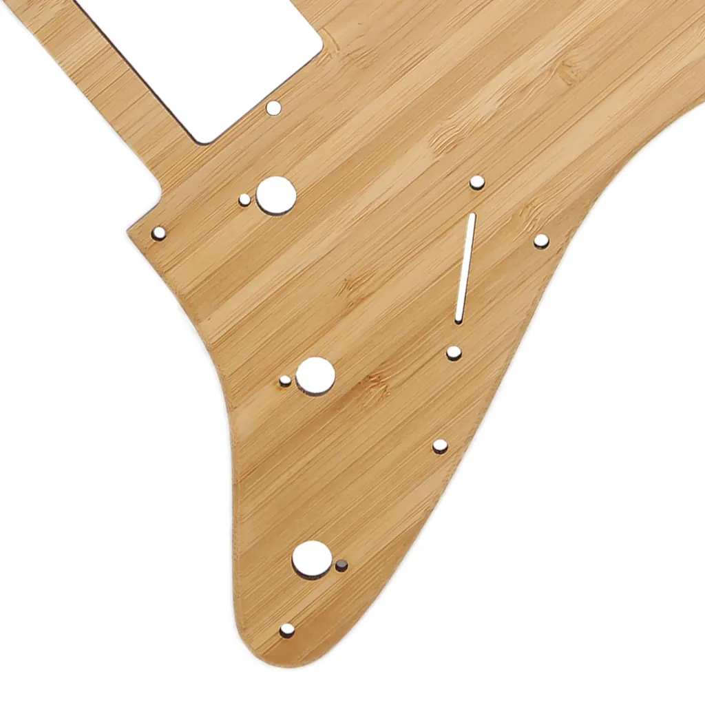 Plaque de protection bambou naturel ST GSSH05 - Pickguard résistant - 13