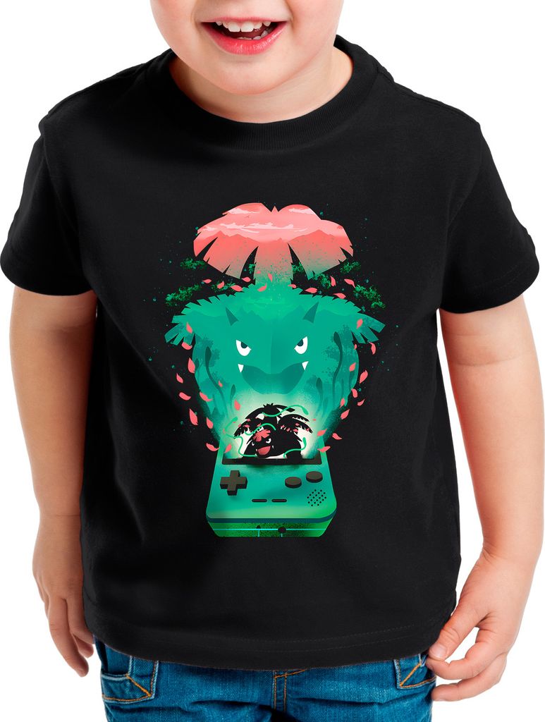 BaumwolleCloud Smaragd Edition Kinder T-Shirt monster game online