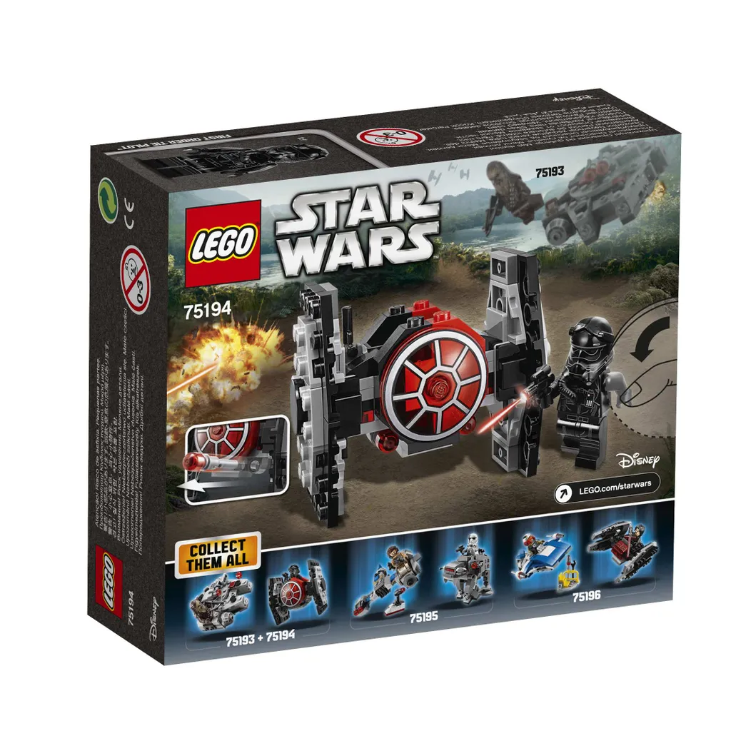 Jouet de Construction LEGO Star Wars 75194 Microfighter TIE Fighter