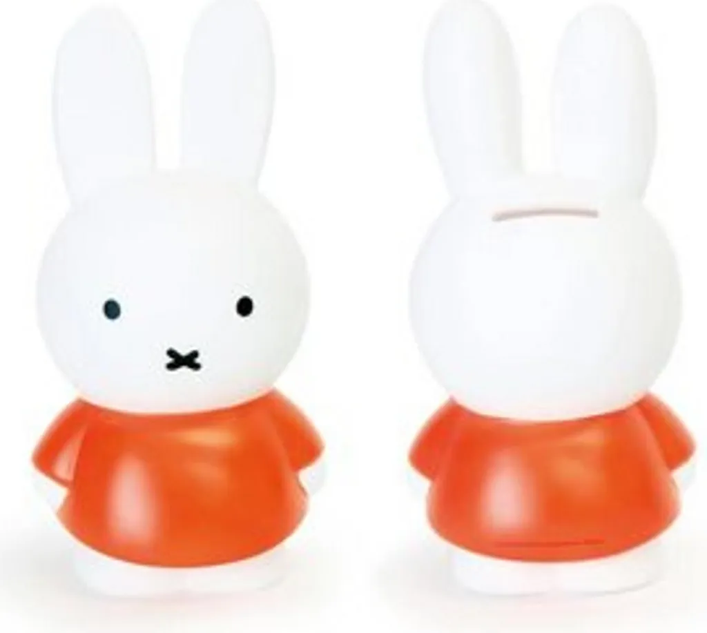 Miffy Tirelire Lapin en PVC sans BPA Design Iconique pour Enfant