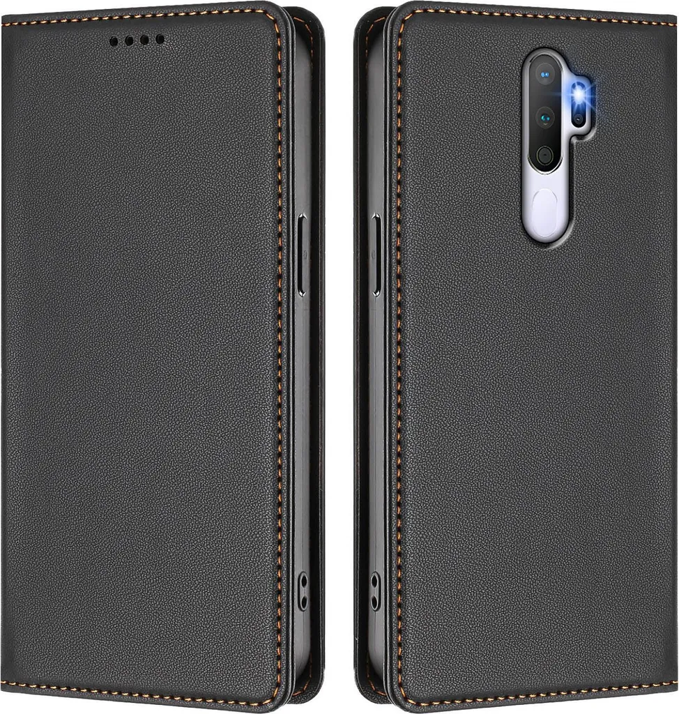 Custodia Portafoglio Per OPPO A9 2020 / A5 2020 – Pelle Con Slot Carte, RFID, Supporto, Verde - 2