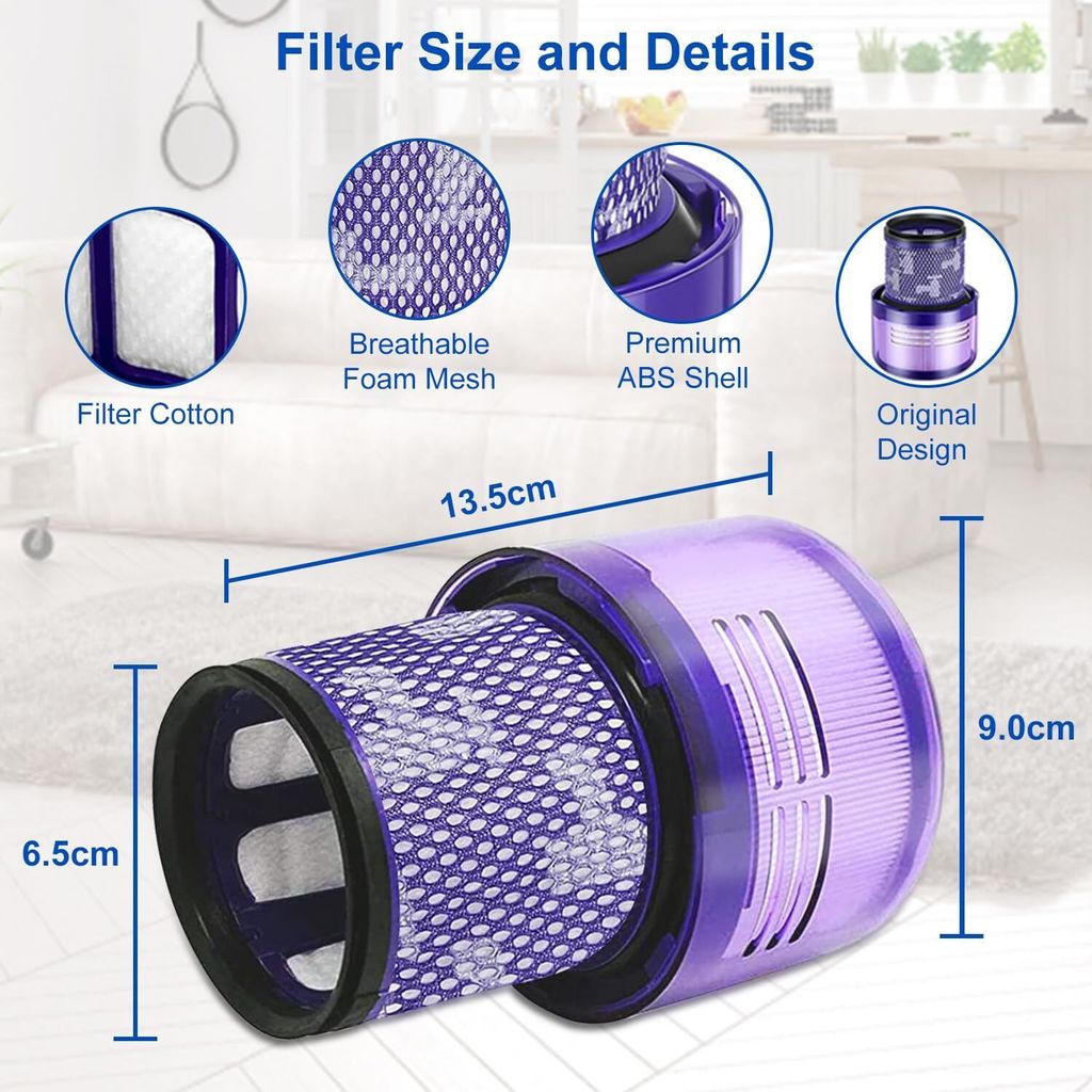 2 Stück Filter für Dyson V11 Absolute Torque Drive Produktbild 4
