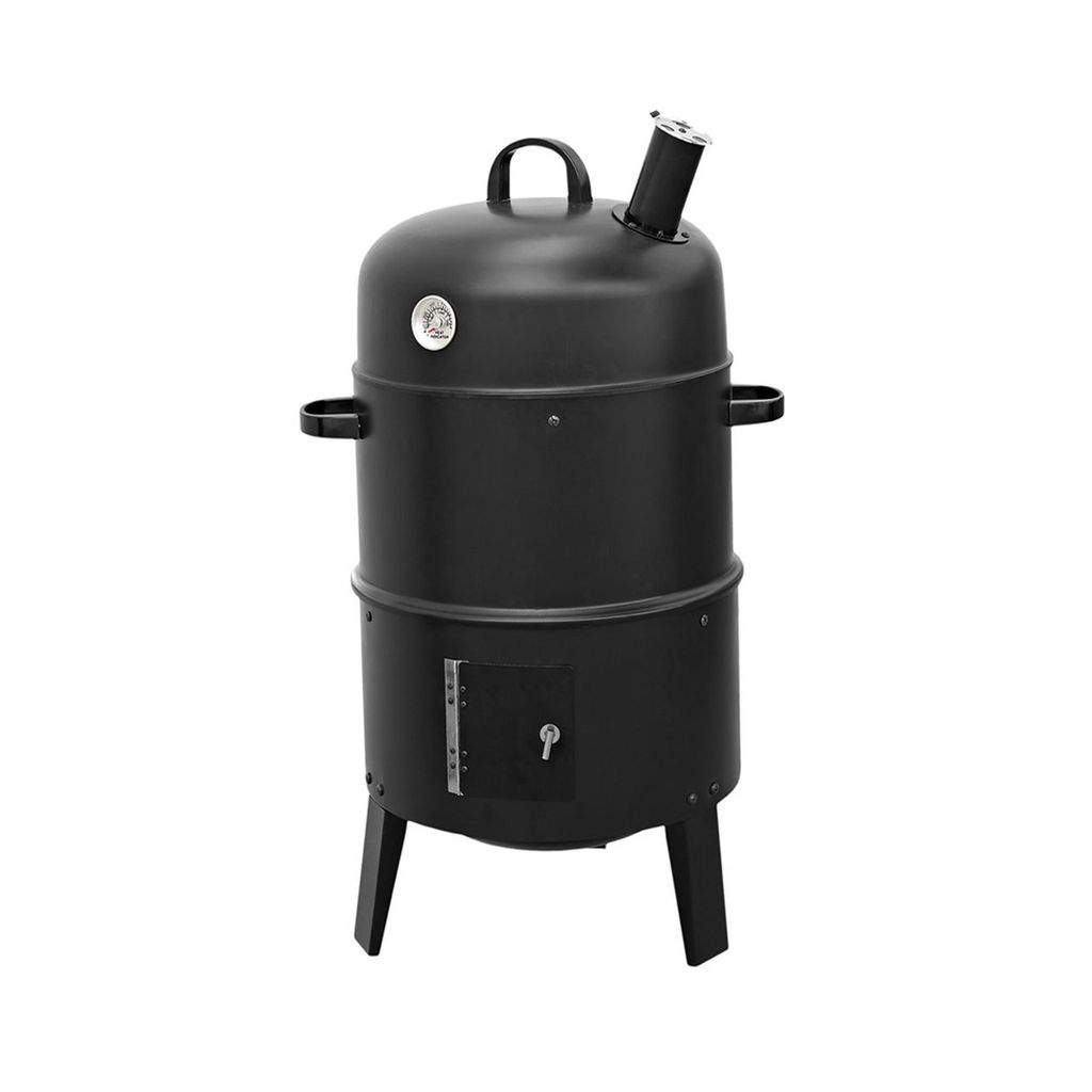 BBQ Räucher- und Grillofen mit Thermometer
