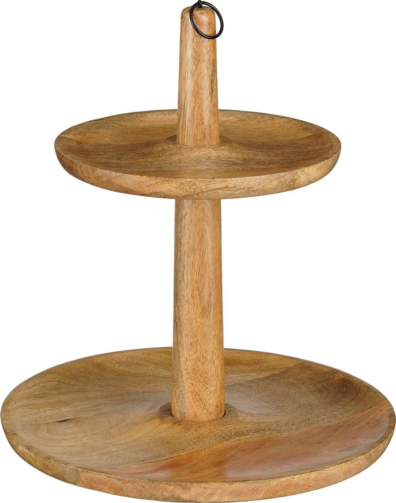 Mica Decorations Etagère Caden - H36 x Ø33 cm - Bois de Image du produit 
