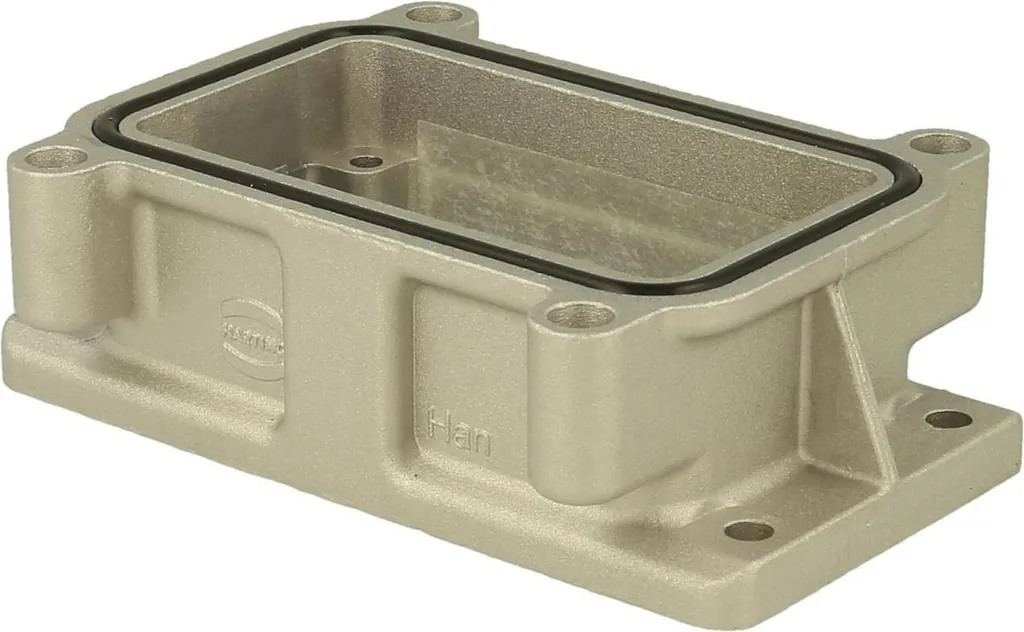 Boîtier de protection CEM Han 10B pour montage sur armoire électrique
