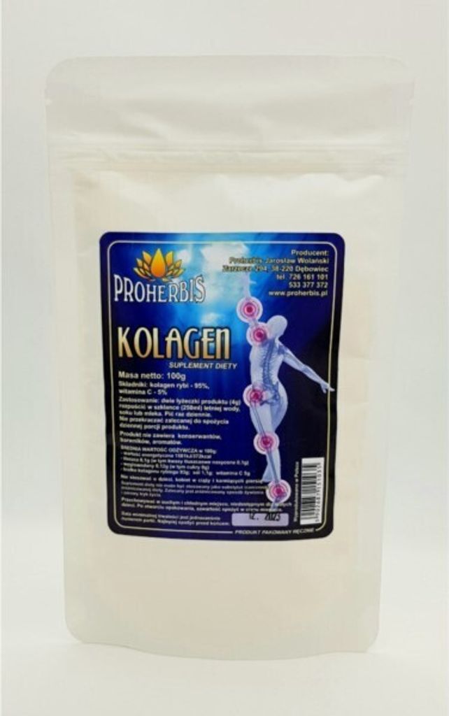 Proherbis Fischkollagen 100 g Pulver Gesunde Gelenke