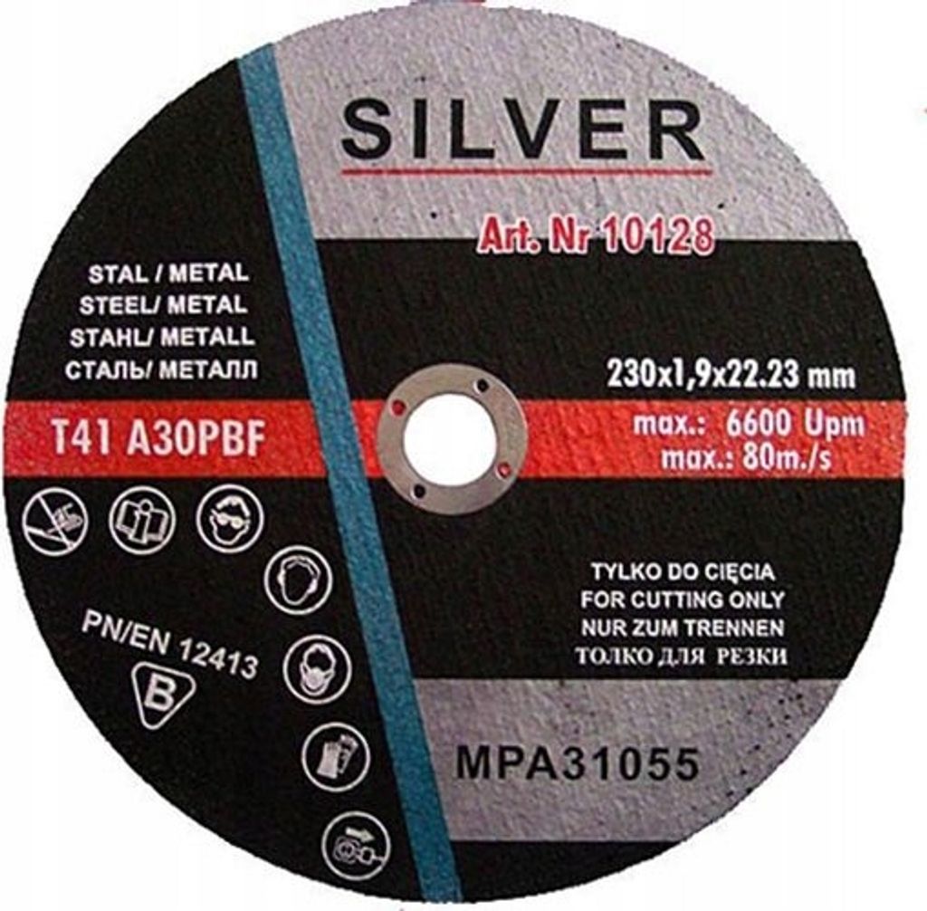Metalltrennscheibe de 230 x 1,9 x 22,2 mm, hohe Präzision Produktbild 