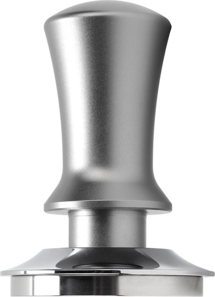 Kaffeestampfer Kaffeepulver Presse Hammer Edelstahl Konstanter Druck für Kaffee Zubehör Silber 58mm