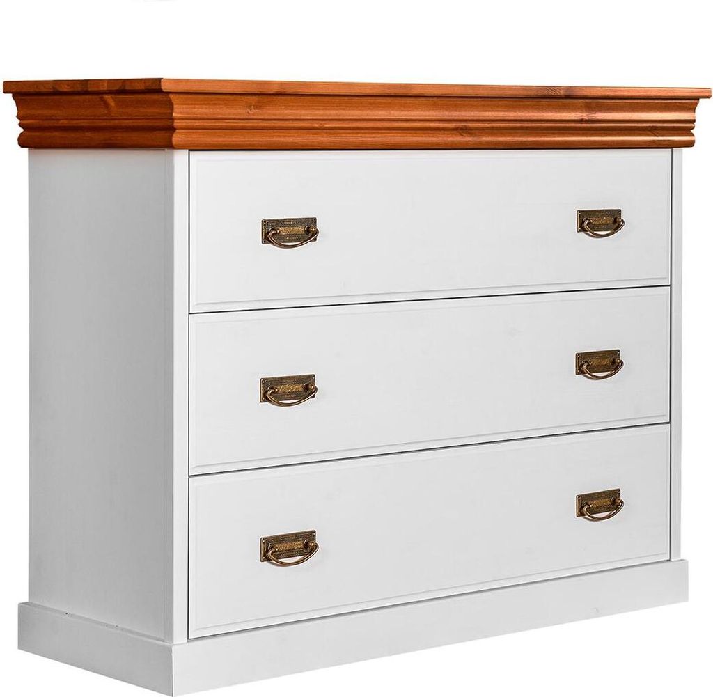 Klassische Kommode Schublade Kommoden Schrank Sideboard Holz Schränke Regal Neu