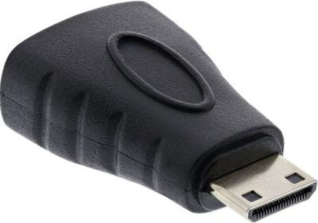 InLine® 17690G Adattatore HDMI, presa HDMI A a spina Mini Immagine del prodotto 