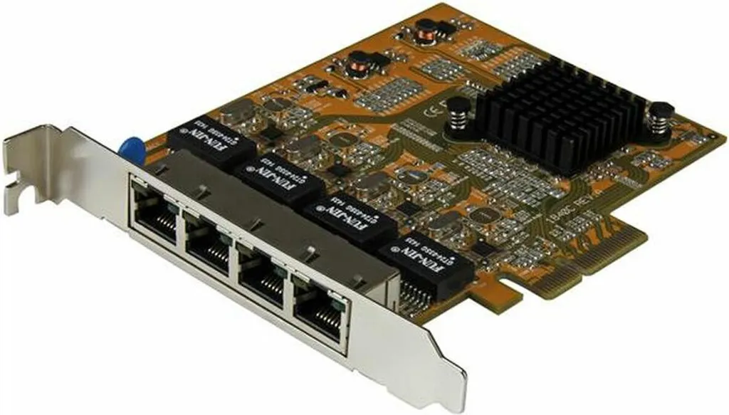 Carte Réseau Quad Port Gigabit Startech ST1000SPEX43 Débit 1Gbps par Port