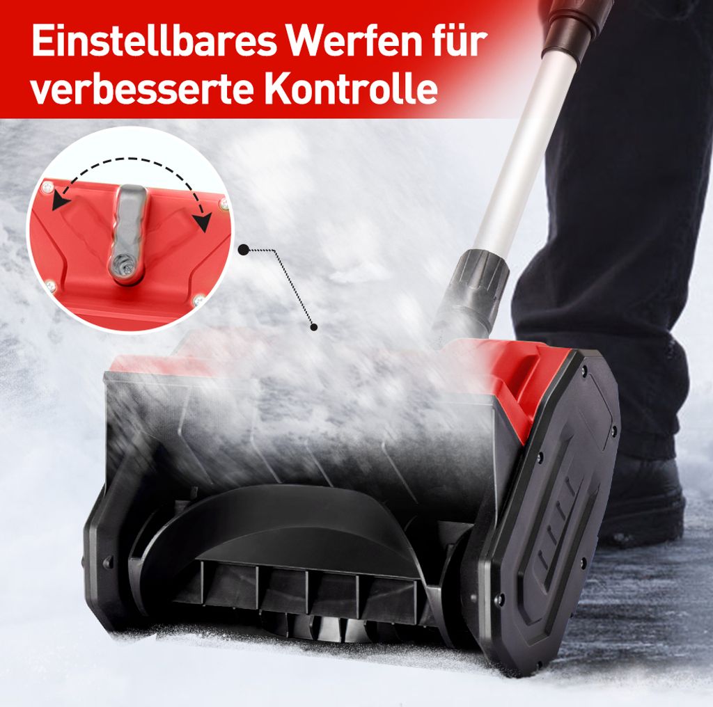 Akku-Tragbare elektrische Schneefräse,Zusammenklappbare Produktbild 4