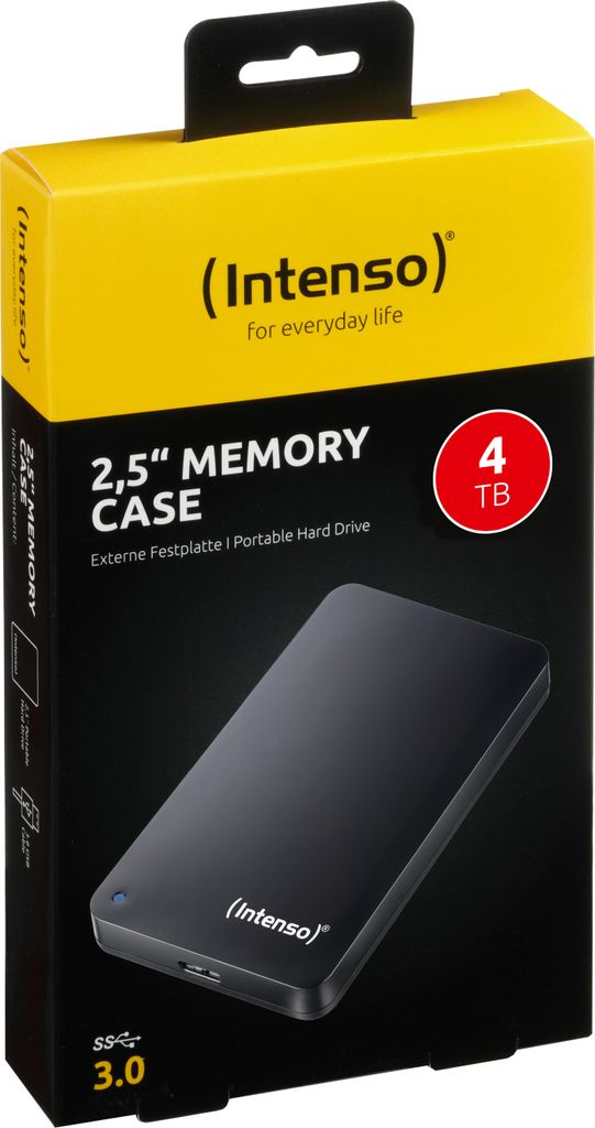 Intenso 2,5" Memory Case 4 TB, přenosný externí pevný disk Obrázek produktu 