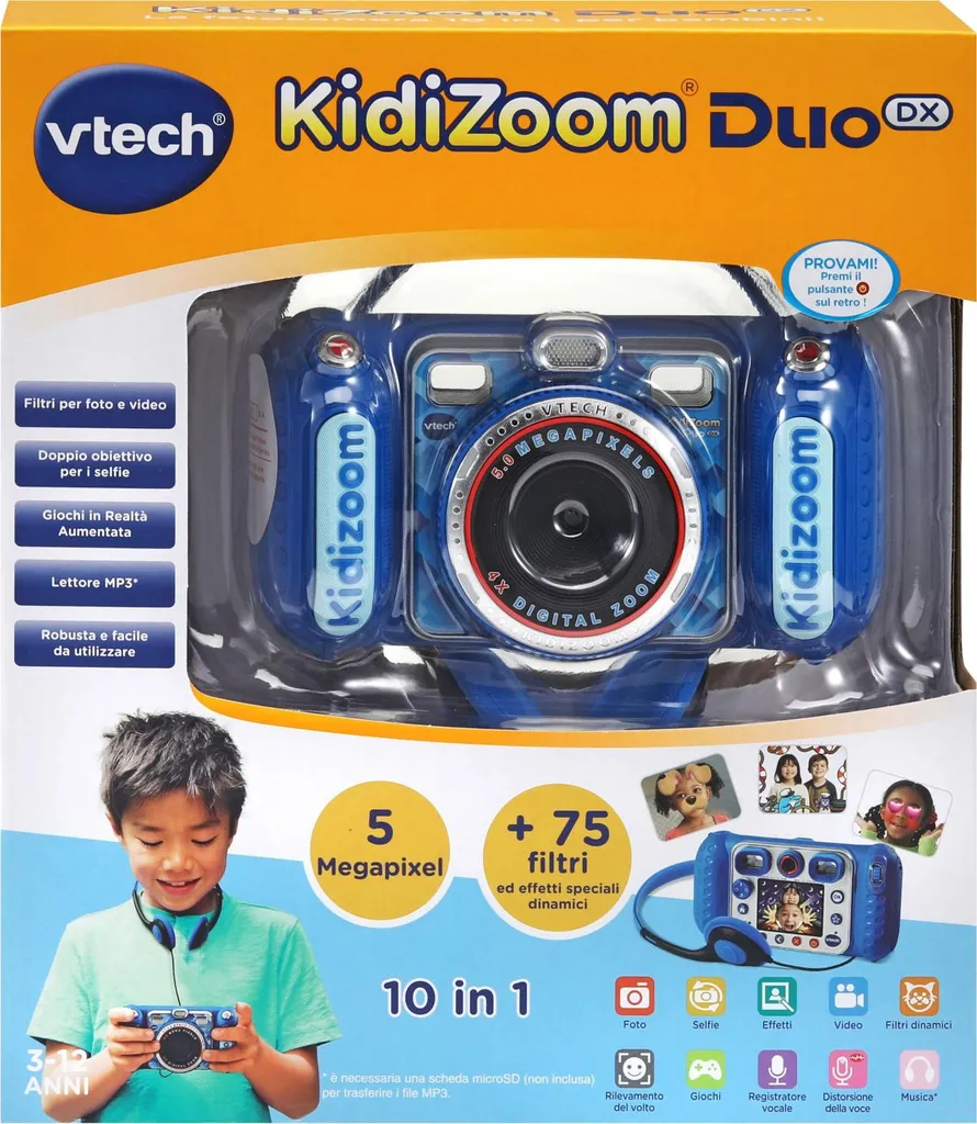 Jouet électronique VTech KidiZoom 80-520007 avec Selfie et double objectif - 3