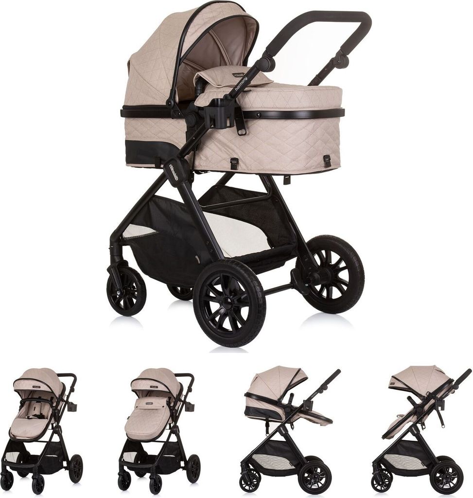 Chipolino Harmony Zusammenklappbarer 3-in-1-Kinderwagen mit Produktbild 1