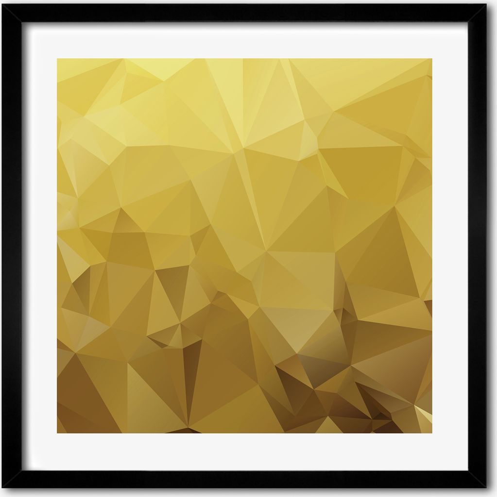 Bild - 50 cm x 50 cm - MDF - Rahmen, Wandkunst - Abstraktion Hintergrund