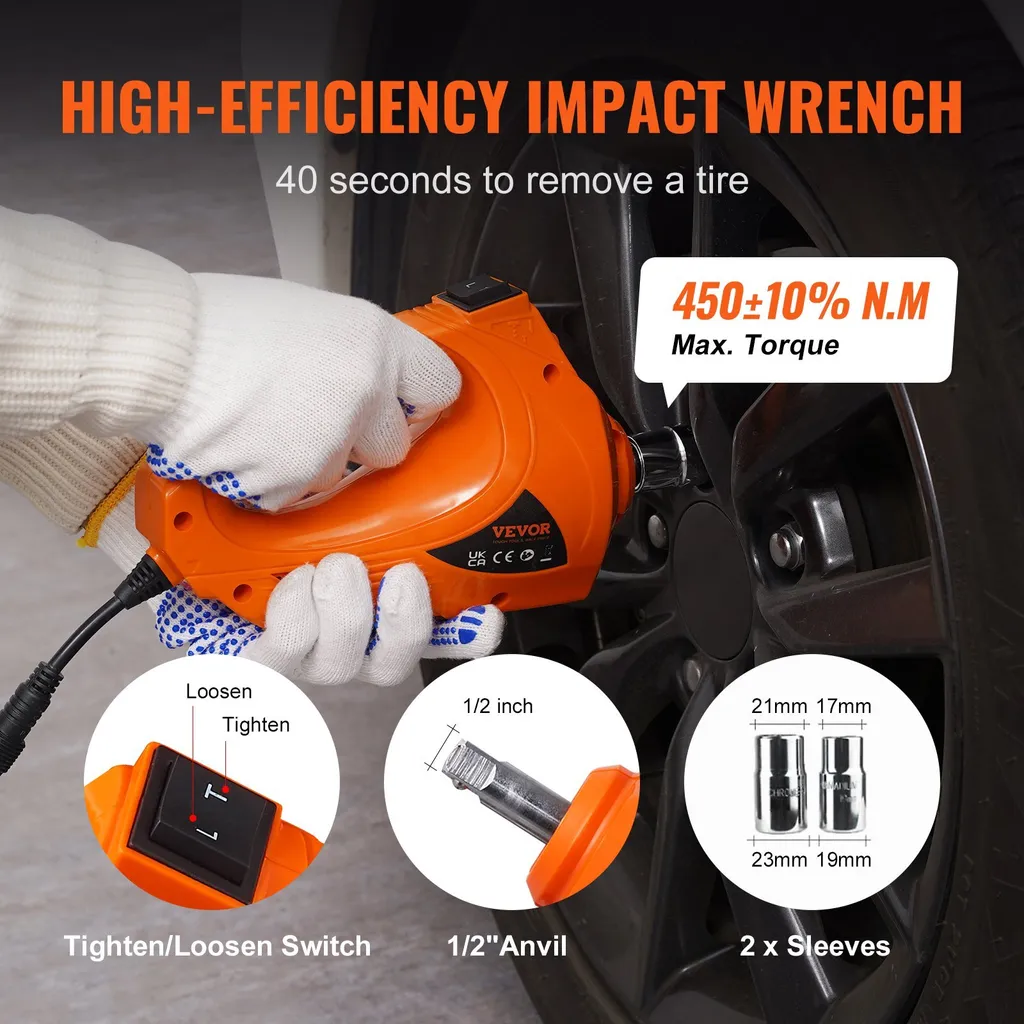 Cric Auto 3t a Forbice per SUV e MPV - Sollevatore 170-420 mm - 4