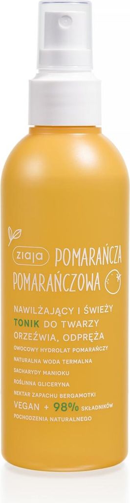 Ziaja Pomarančové tonikum na tvár Hydratačné a svieže pre Obrázok produktu 
