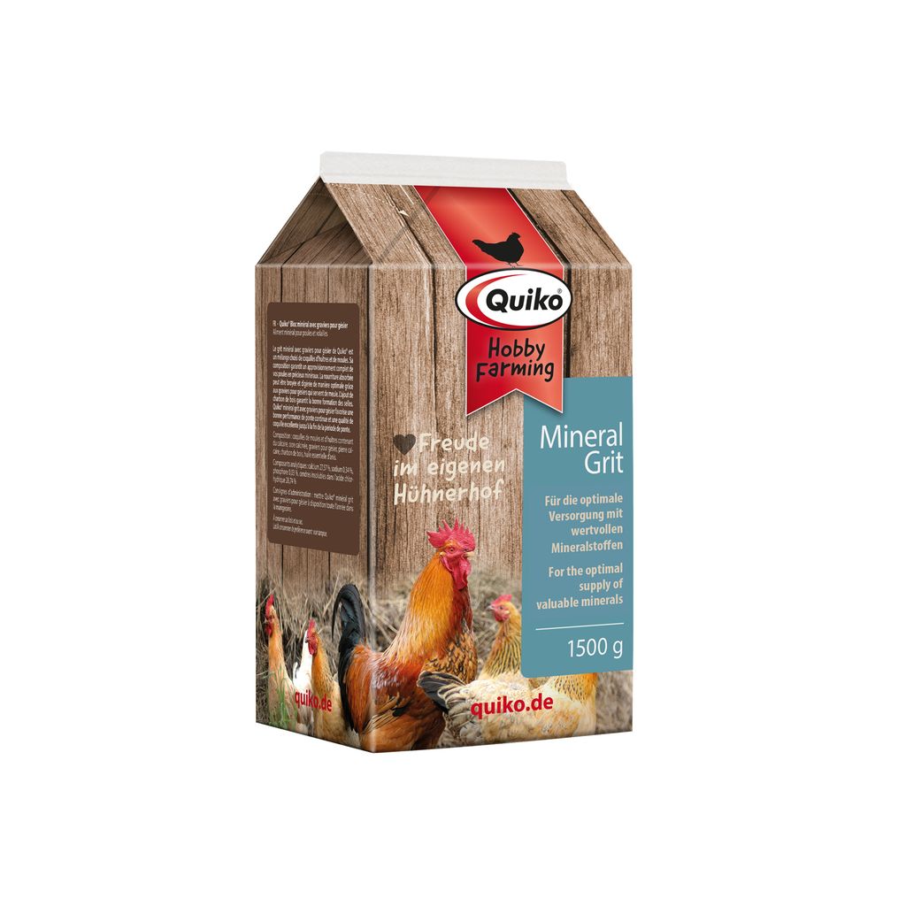 Quiko Hobbyfarming Mineralgrit für Hühner und Geflügel 1,5 Produktbild 