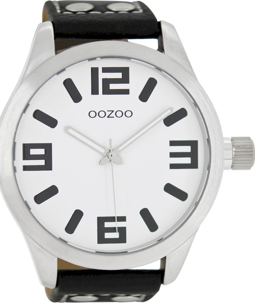 Oozoo - Herrenuhr - C1003 - Schwarz Weiß