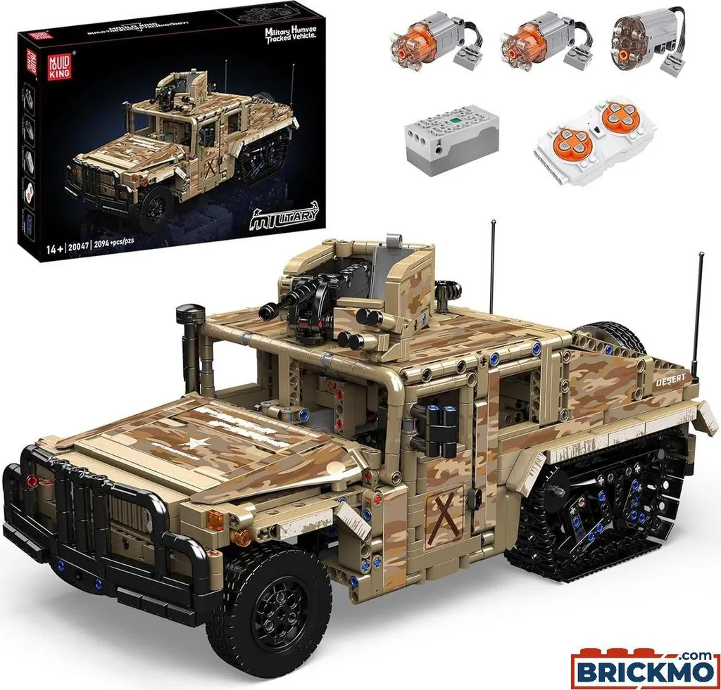 Télécommande Mould King 20047 - Manette RC 2.4G pour Humvee 4x4
