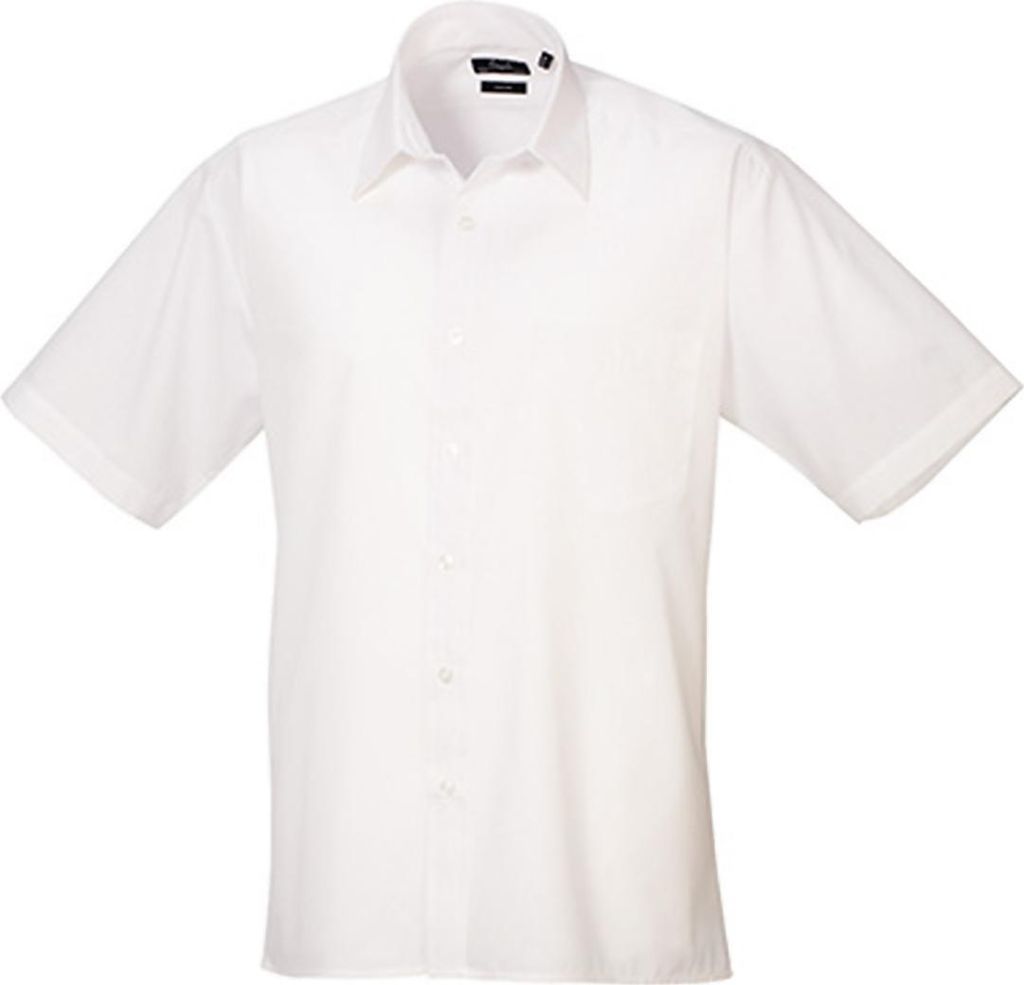 Premier Workwear Men ́s Poplin Short Sleeve Shirt