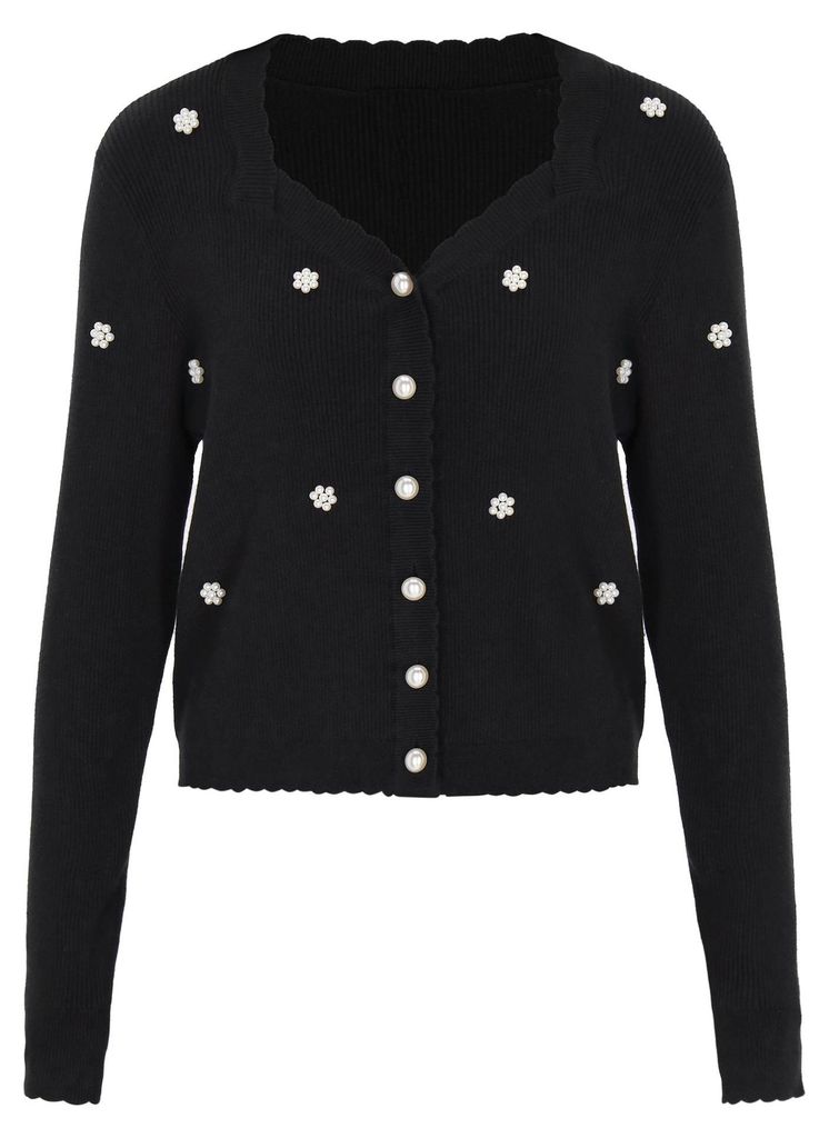 EVERA Damen Cardigan - Schwarz, XS/S