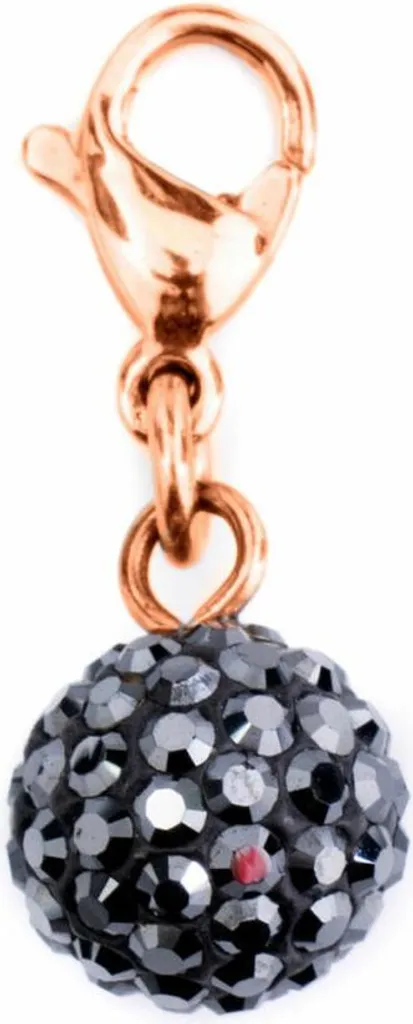 Perline Folli Follie 3P0T026RK Grigio (1 cm)