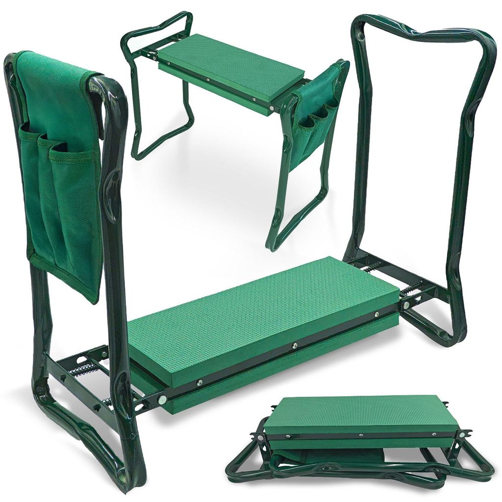 RUSSELL 3-in-1 klappbarer Gartenkniestuhl, Gartenstuhl und Produktbild 