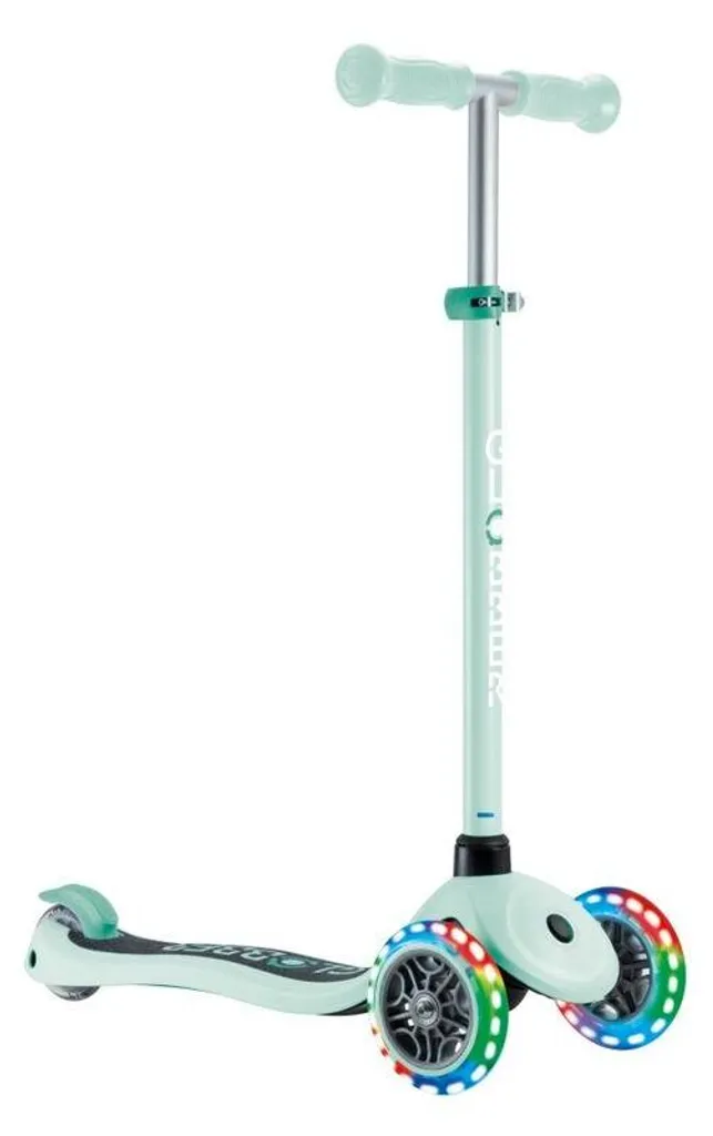 Trottinette pour trajets quotidiens Primo Lights V2 Globber Menthe enfant