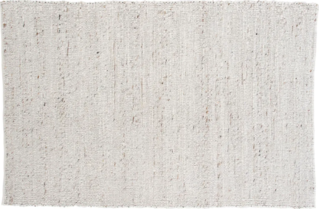 Loump Tapis 300x200 cm en Laine Naturelle Beige et Blanc - Design Chic