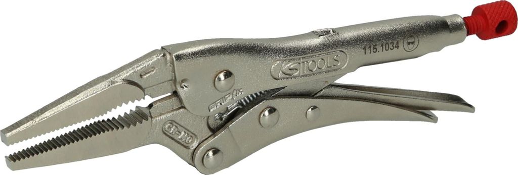 KS Tools Langbacken-Gripzange, 150 mm