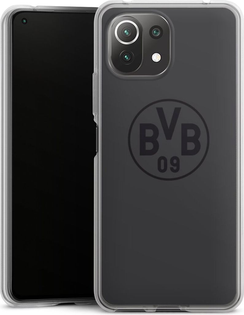 DeinDesign Handyhülle für Xiaomi Mi 11 Lite 5G Silikon Hülle Case Smartphone Schutzhülle BVB Borussia Dortmund Logo