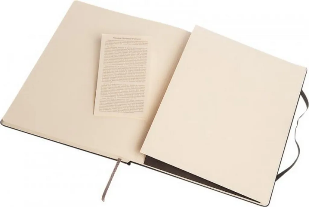 Moleskine PF3008 Carnet XL Noir Couverture Rigide et Papier Ivoire
